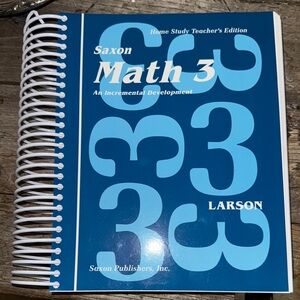 Saxon Math 3 Teacher's Edition Spiral Book